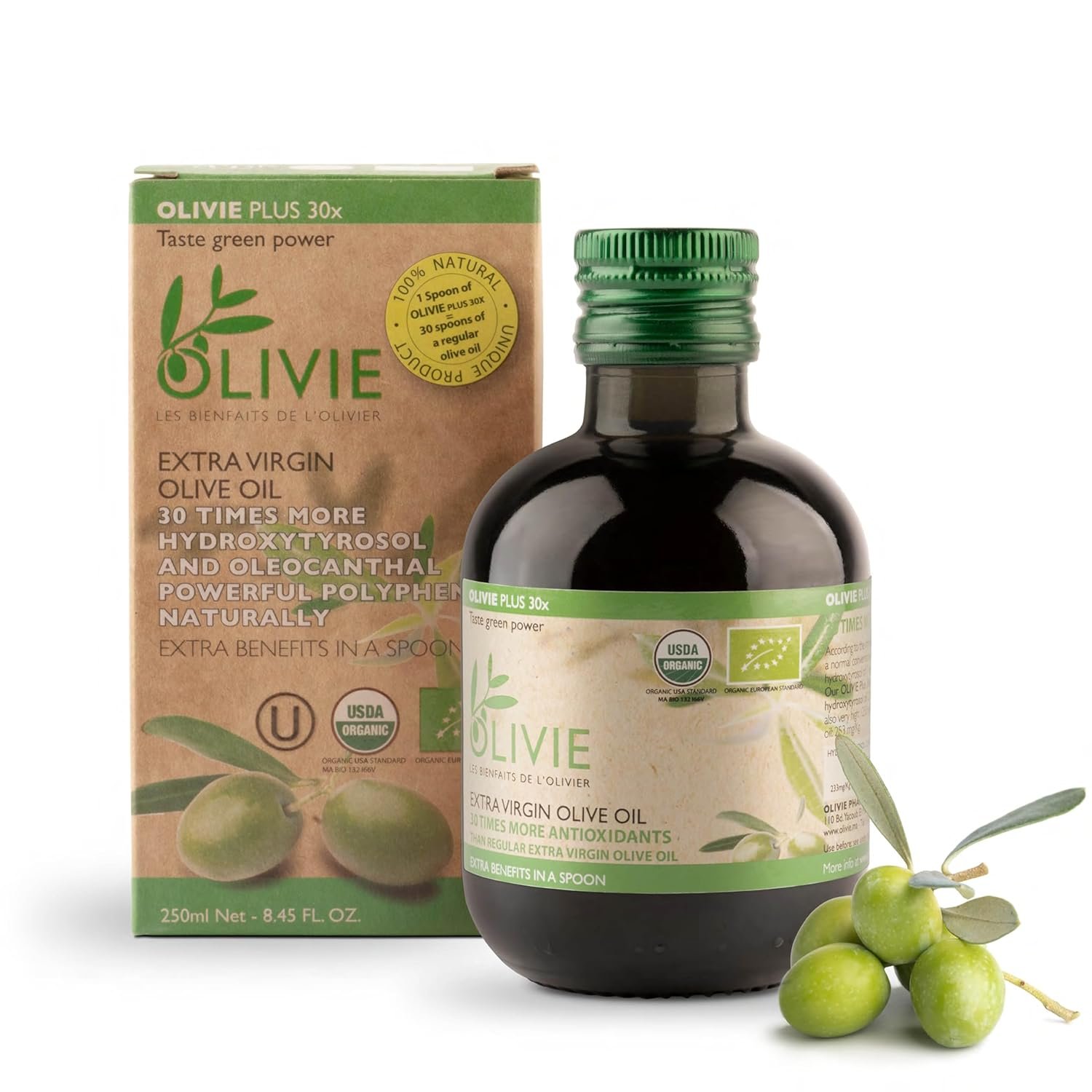 OLIVIE PLUS 30X High Polyphenol Olive Oil